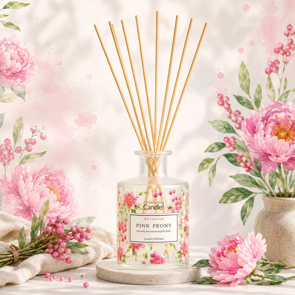 Pink Peony Reed Diffuser 80ml