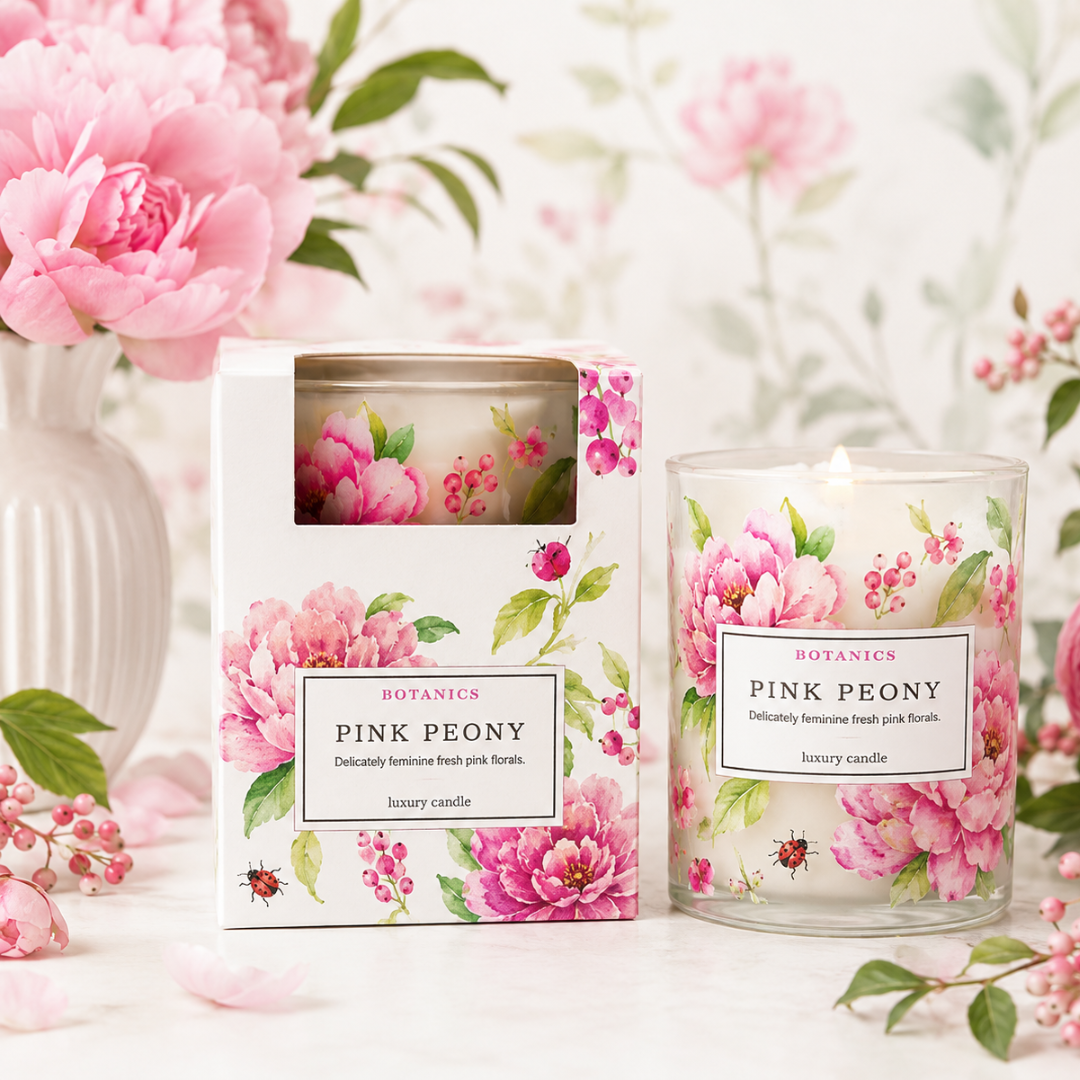 Pink Peony Classic Candle