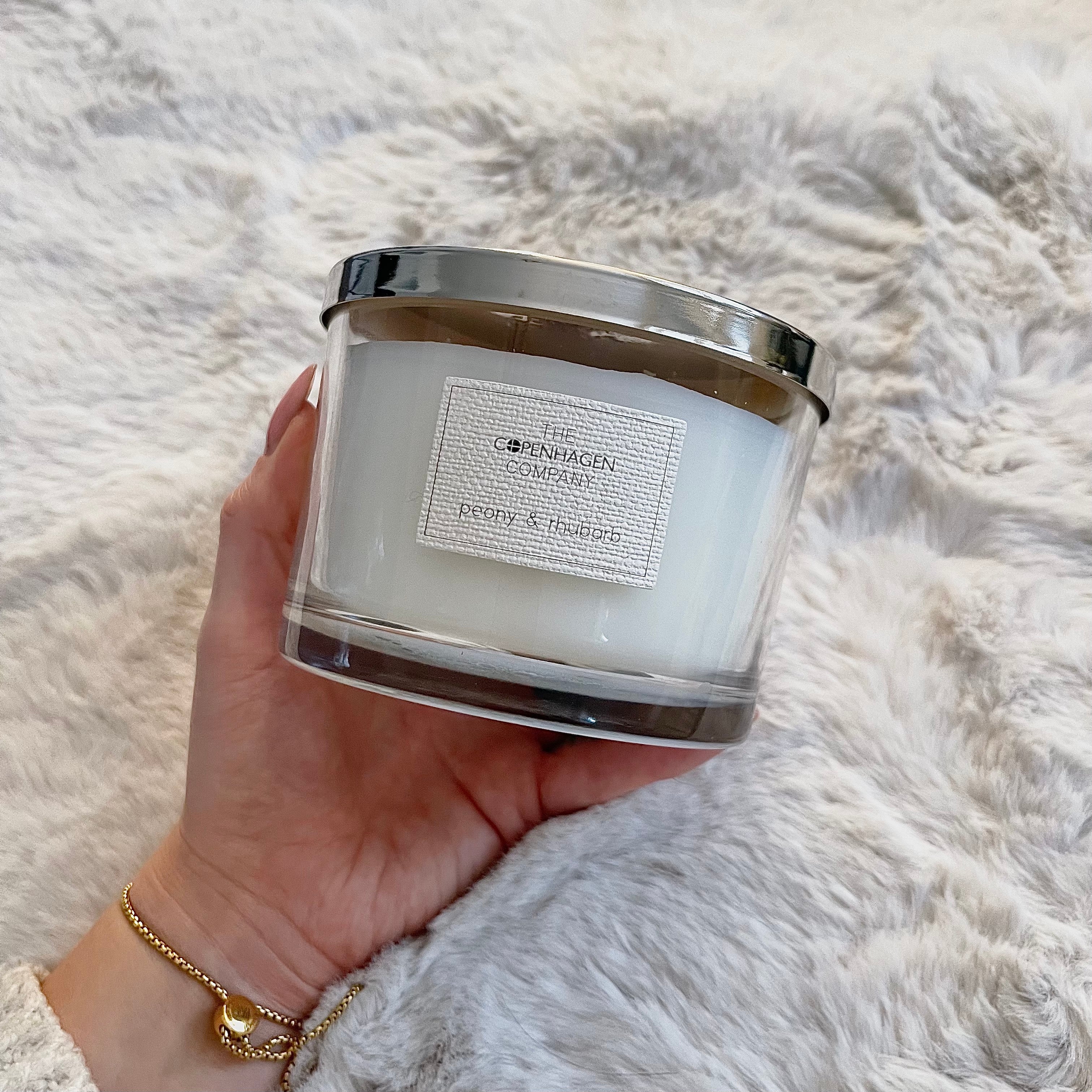 Amber & Vanilla 3 Wick Candle