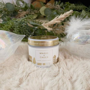 Scandi Christmas Tin Candle
