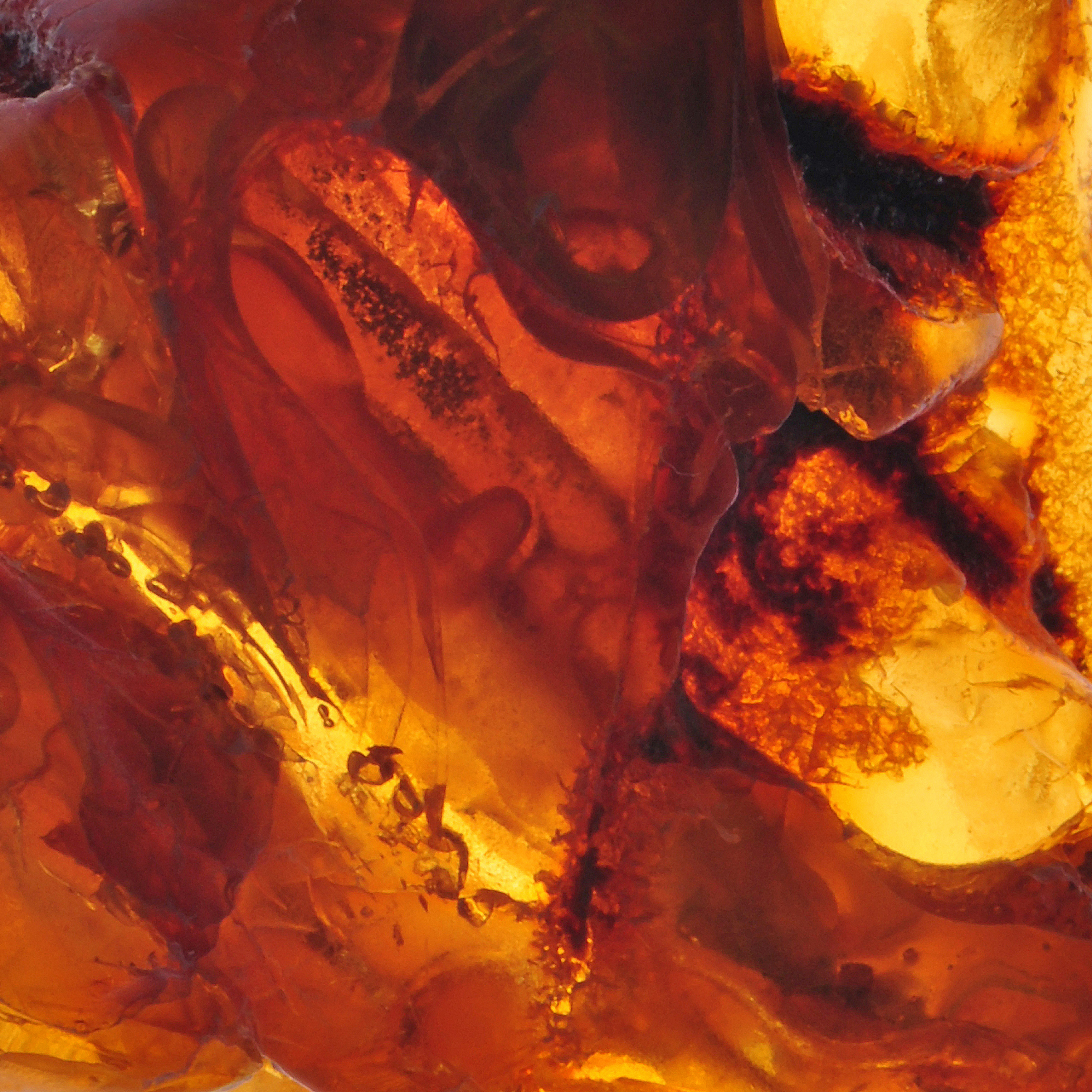 Amber Large Candle