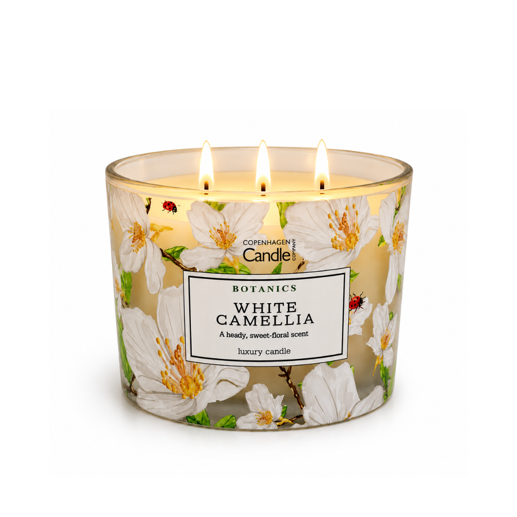 White Camellia Medium Candle
