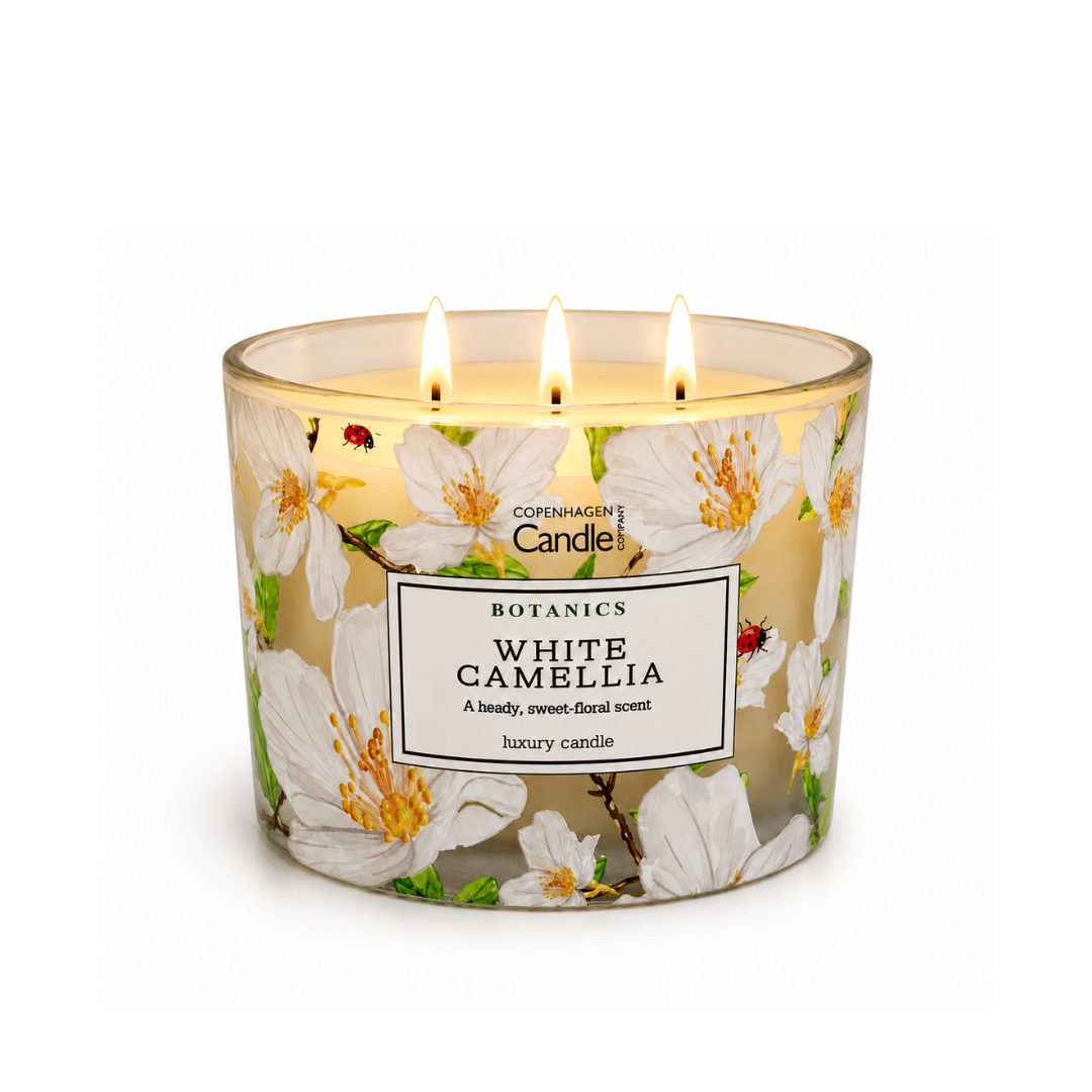 White Camellia Medium Candle