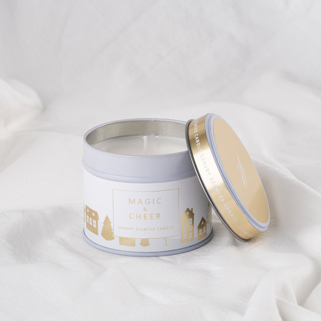 Scandi Christmas Tin Candle